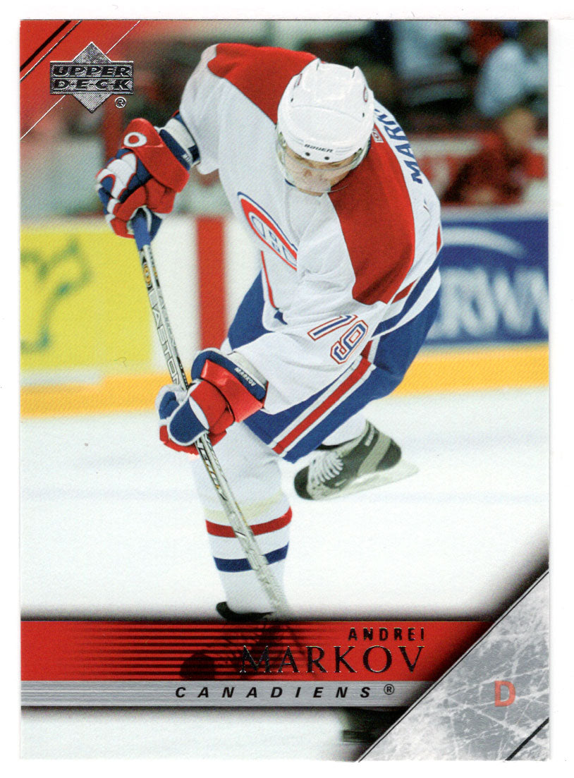 Andrei Markov - Montreal Canadiens (NHL Hockey Card) 2005-06 Upper Deck # 352 Mint