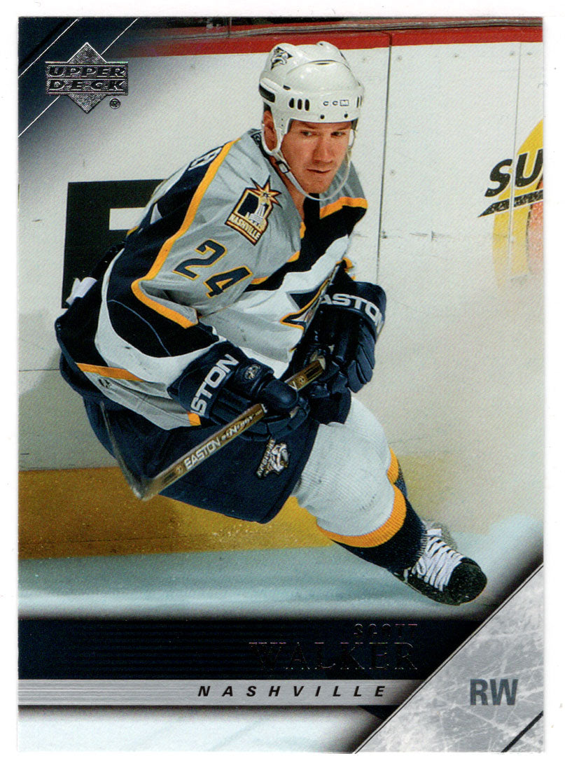 Scott Walker - Nashville Predators (NHL Hockey Card) 2005-06 Upper Deck # 359 Mint