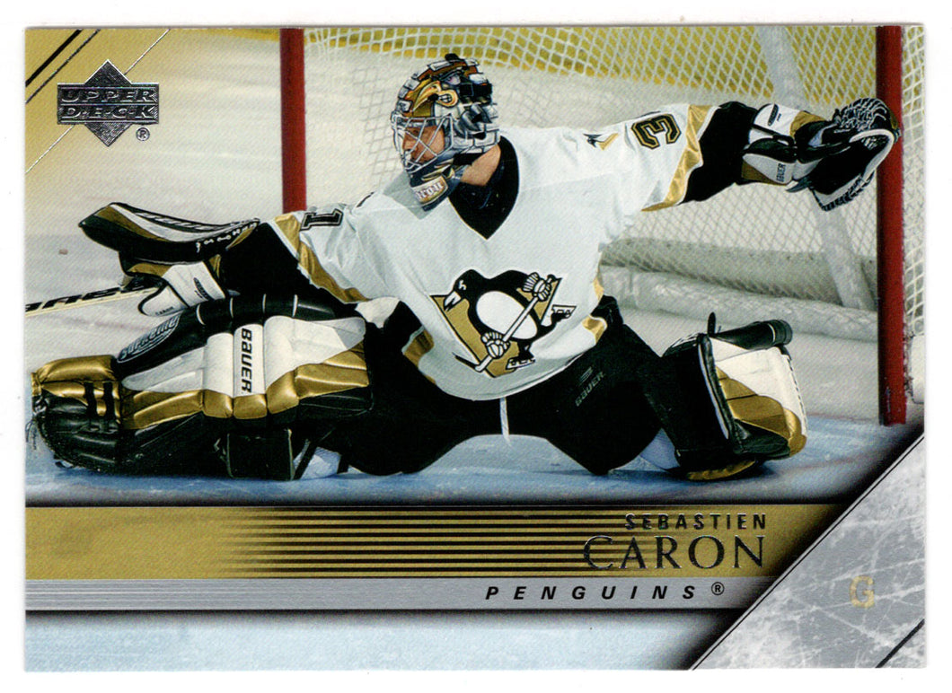 Sebastien Caron - Pittsburgh Penguins (NHL Hockey Card) 2005-06 Upper Deck # 403 Mint