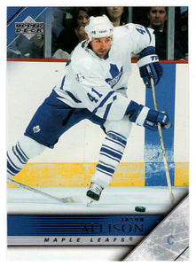 Jason Allison - Toronto Maple Leafs (NHL Hockey Card) 2005-06 Upper Deck # 423 Mint