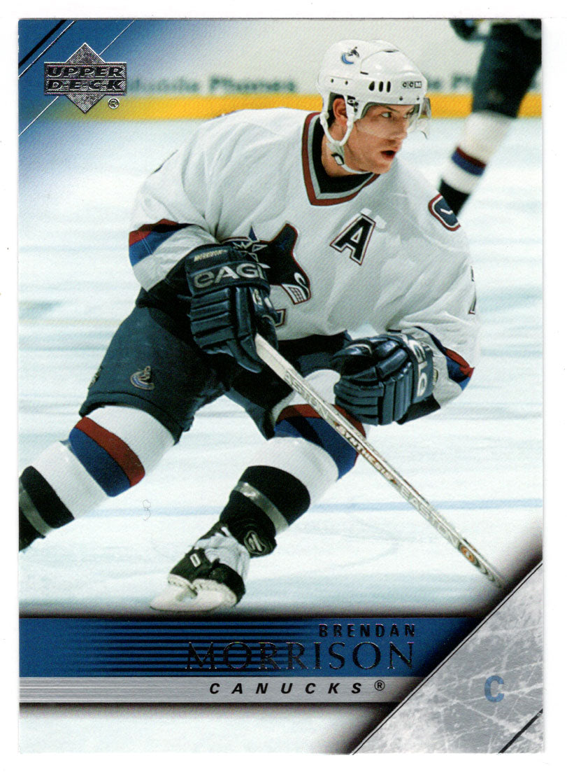 Brendan Morrison - Vancouver Canucks (NHL Hockey Card) 2005-06 Upper Deck # 433 Mint