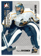 Curtis Sanford - Peoria Rivermen (NHL - Minor Hockey Card) 2005-06 ITG Heroes and Prospects # 221 Mint