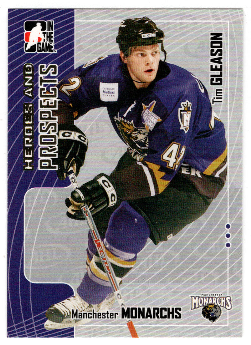 Tim Gleason - Manchester Monarchs (NHL - Minor Hockey Card) 2005-06 ITG Heroes and Prospects # 228 Mint