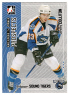 Jeremy Colliton - Bridgeport Sound Tigers (NHL - Minor Hockey Card) 2005-06 ITG Heroes and Prospects # 238 Mint