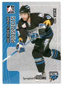Ryan Vesce - Springfield Falcons (NHL - Minor Hockey Card) 2005-06 ITG Heroes and Prospects # 246 Mint