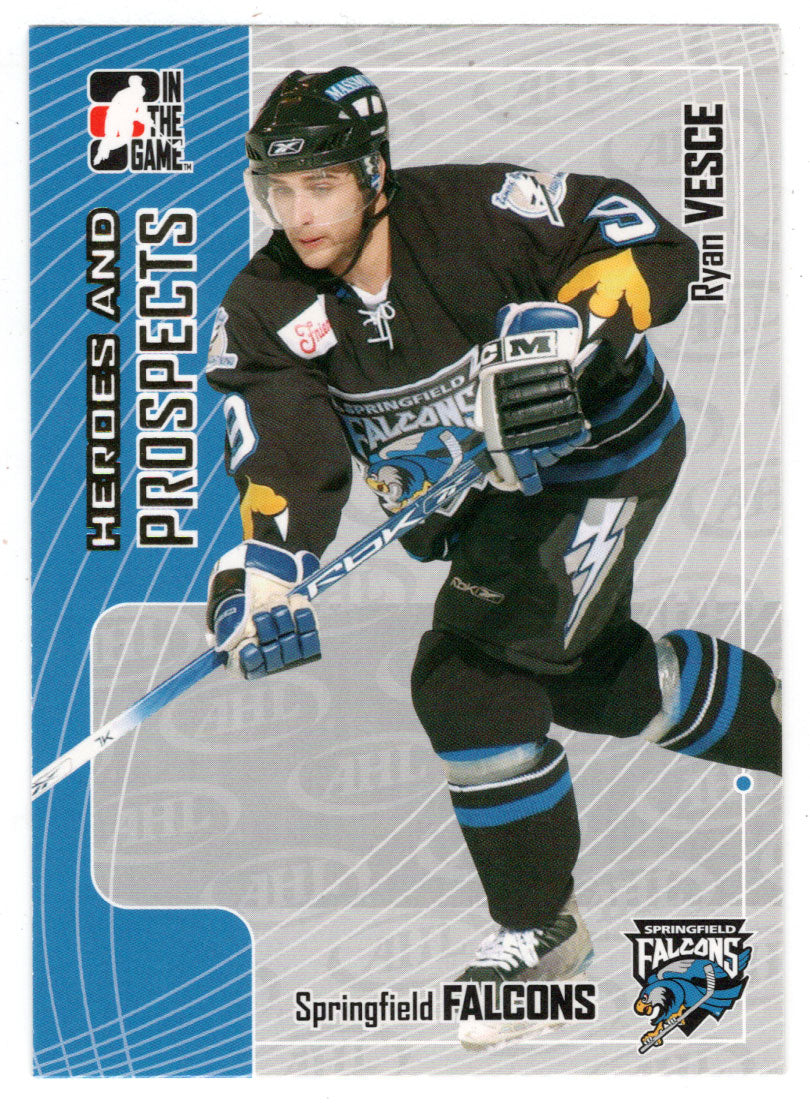Ryan Vesce - Springfield Falcons (NHL - Minor Hockey Card) 2005-06 ITG Heroes and Prospects # 246 Mint