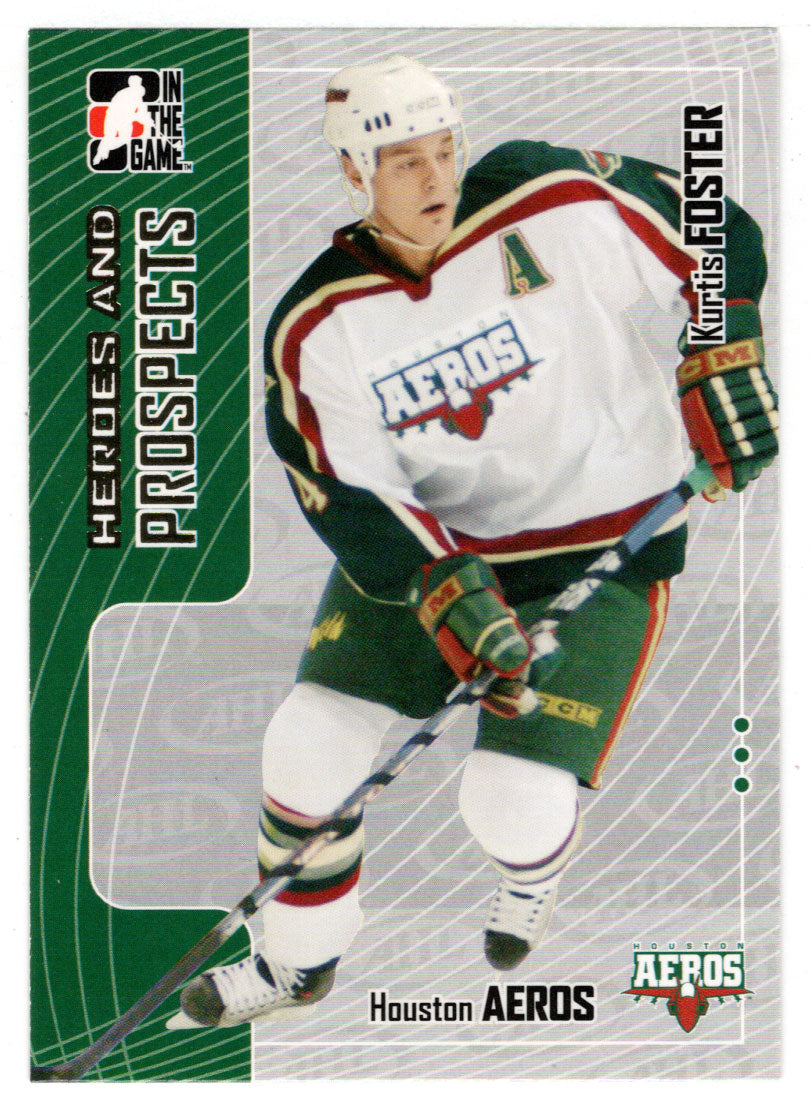 Kurtis Foster - Houston Aeros (NHL - Minor Hockey Card) 2005-06 ITG Heroes and Prospects # 254 Mint