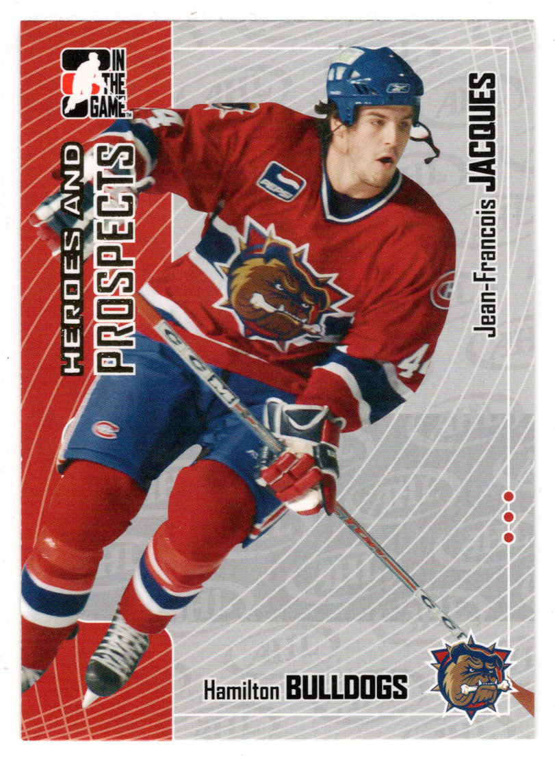 Jean-Francois Jacques - Hamilton Bulldogs (NHL - Minor Hockey Card) 2005-06 ITG Heroes and Prospects # 255 Mint