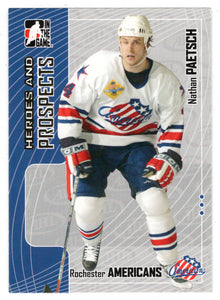 Nathan Paetsch - Rochester Americans (NHL - Minor Hockey Card) 2005-06 ITG Heroes and Prospects # 259 Mint