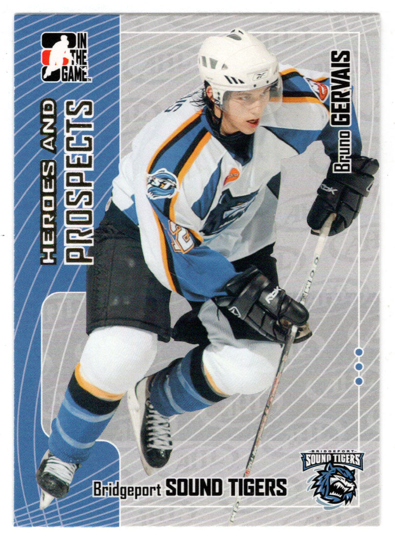 Bruno Gervais - Bridgeport Sound Tigers (NHL - Minor Hockey Card) 2005-06 ITG Heroes and Prospects # 269 Mint