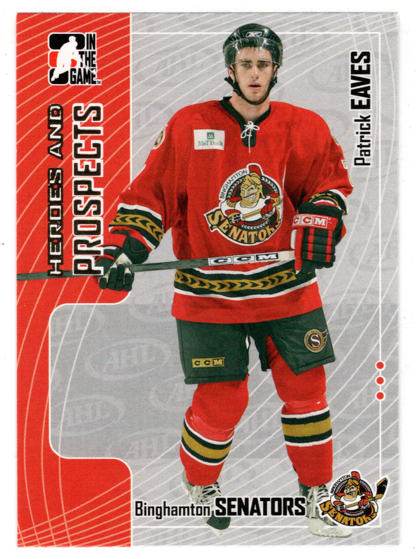 Patrick Eaves - Binghamton Senators (NHL - Minor Hockey Card) 2005-06 ITG Heroes and Prospects # 275 Mint