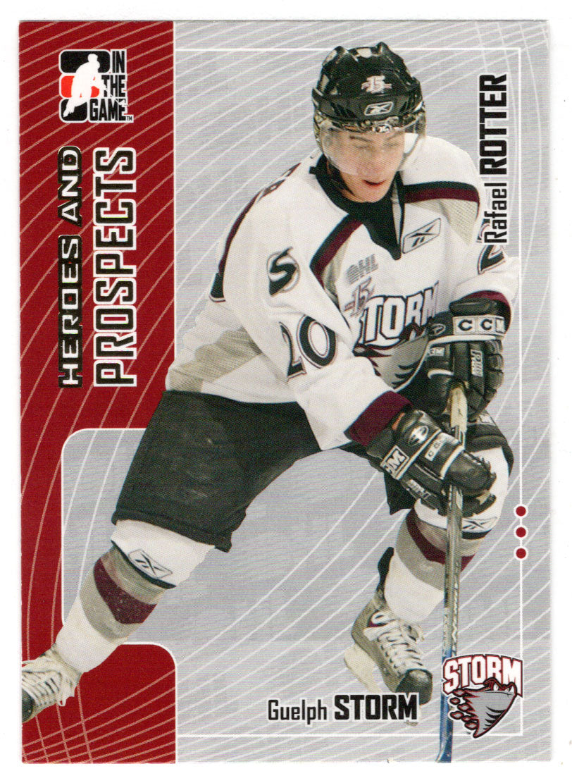 Rafael Rotter - Guelph Storm (NHL - Minor Hockey Card) 2005-06 ITG Heroes and Prospects # 296 Mint