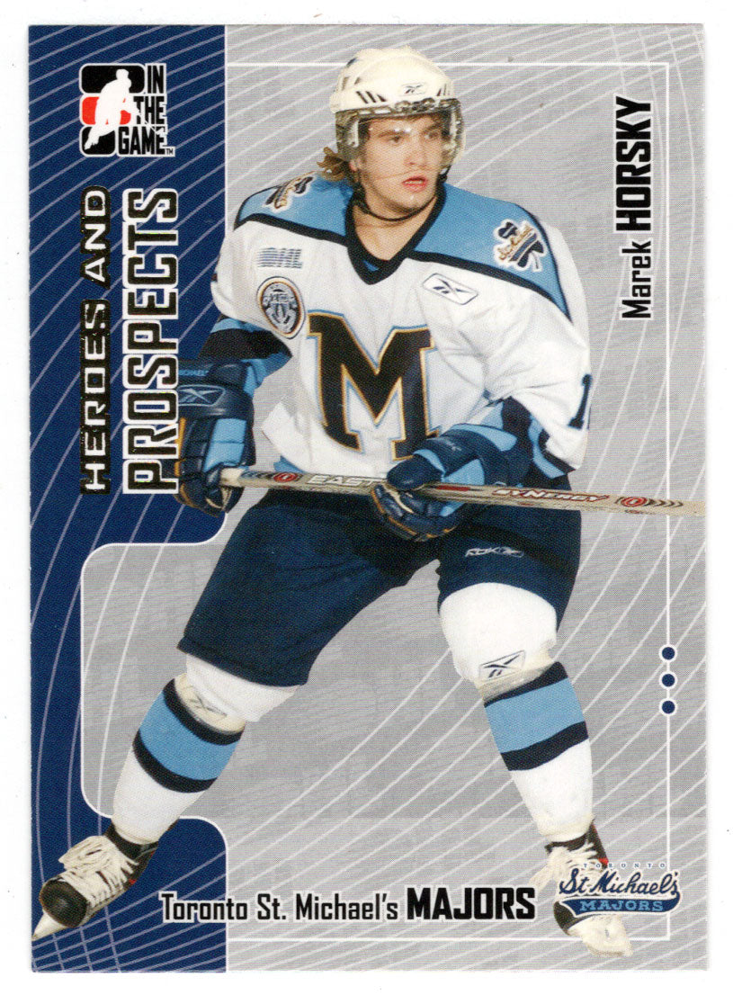 Marek Horsky - Toronto St. Michael's Majors (NHL - Minor Hockey Card) 2005-06 ITG Heroes and Prospects # 298 Mint