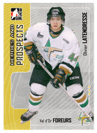 Olivier Latendresse - Val d'Or Foreurs (NHL - Minor Hockey Card) 2005-06 ITG Heroes and Prospects # 301 Mint