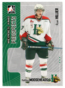 Ryan Hillier - Halifax Mooseheads (NHL - Minor Hockey Card) 2005-06 ITG Heroes and Prospects # 304 Mint