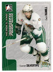 Zach Hamill - Everett Silvertips (NHL - Minor Hockey Card) 2005-06 ITG Heroes and Prospects # 312 Mint