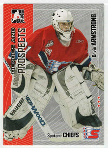Kevin Armstrong - Spokane Chiefs (NHL - Minor Hockey Card) 2005-06 ITG Heroes and Prospects # 319 Mint