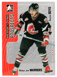 Dustin Boyd - Moose Jaw Warriors (NHL - Minor Hockey Card) 2005-06 ITG Heroes and Prospects # 322 Mint