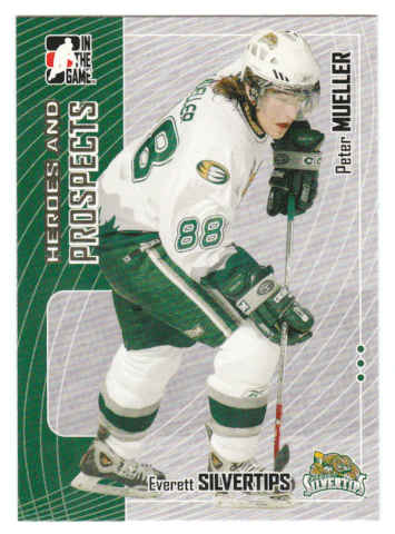 Peter Mueller - Everett Silvertips (NHL - Minor Hockey Card) 2005-06 ITG Heroes and Prospects # 323 Mint