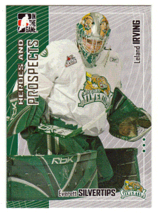 Leland Irving - Everett Silvertips (NHL - Minor Hockey Card) 2005-06 ITG Heroes and Prospects # 326 Mint