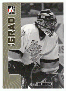 Jose Theodore - Hull Olympiques - CHL Grad (NHL - Minor Hockey Card) 2005-06 ITG Heroes and Prospects # 342 Mint