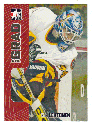 Kari Lehtonen - Chicago Wolves - AHL Grad (NHL - Minor Hockey Card) 2005-06 ITG Heroes and Prospects # 348 Mint