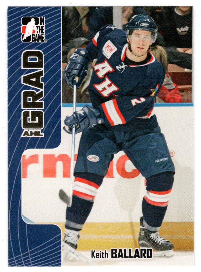 Keith Ballard - Utah Grizzlies - AHL Grad (NHL - Minor Hockey Card) 2005-06 ITG Heroes and Prospects # 349 Mint