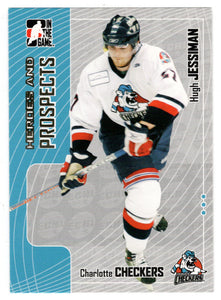Hugh Jessiman - Charlotte Checkers (NHL - Minor Hockey Card) 2005-06 ITG Heroes and Prospects # 351 Mint