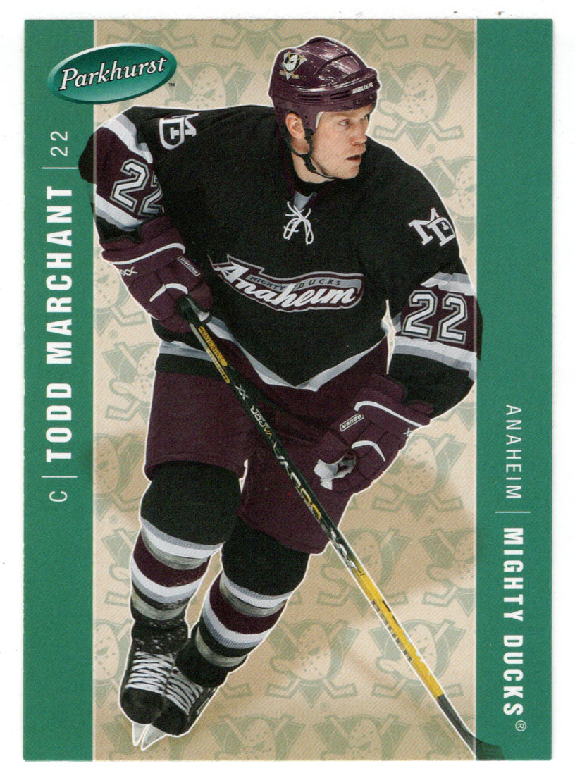 Todd Marchant - Anaheim Mighty Ducks (NHL Hockey Card) 2005-06 Parkhurst # 5 Mint