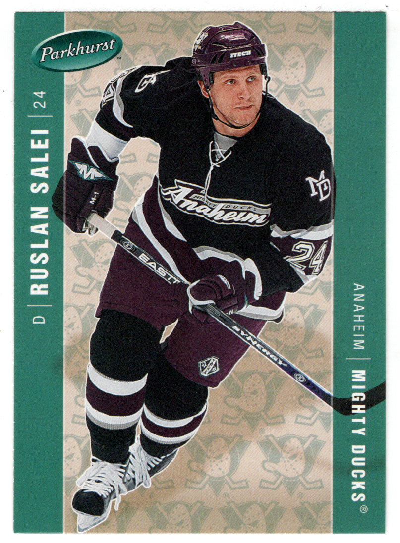 Ruslan Salei - Anaheim Mighty Ducks (NHL Hockey Card) 2005-06 Parkhurst # 15 Mint