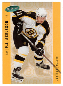 P.J. Axelsson - Boston Bruins (NHL Hockey Card) 2005-06 Parkhurst # 42 Mint