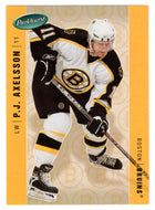 P.J. Axelsson - Boston Bruins (NHL Hockey Card) 2005-06 Parkhurst # 42 Mint