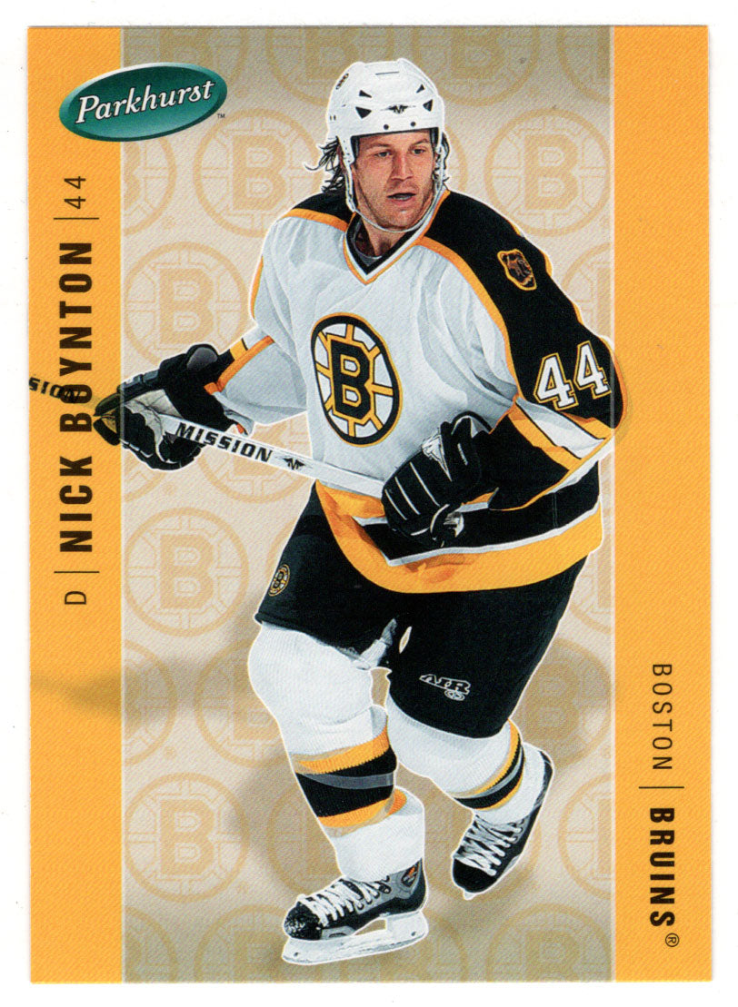 Nick Boynton - Boston Bruins (NHL Hockey Card) 2005-06 Parkhurst # 46 Mint