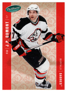 J.P. Dumont - Buffalo Sabres (NHL Hockey Card) 2005-06 Parkhurst # 65 Mint