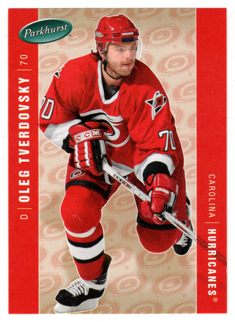 Oleg Tverdovsky - Carolina Hurricanes (NHL Hockey Card) 2005-06 Parkhurst # 95 Mint