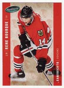 Rene Bourque RC - Chicago Blackhawks (NHL Hockey Card) 2005-06 Parkhurst # 110 Mint