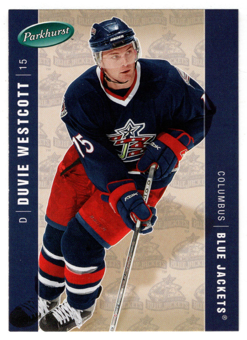 Duvie Westcott Columbus Blue Jackets (NHL Hockey Card) 2005-06