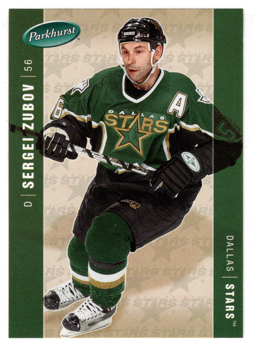 Sergei Zubov - Dallas Stars (NHL Hockey Card) 2005-06 Parkhurst # 165 Mint
