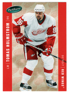 Tomas Holmstrom - Detroit Red Wings (NHL Hockey Card) 2005-06 Parkhurst # 176 Mint