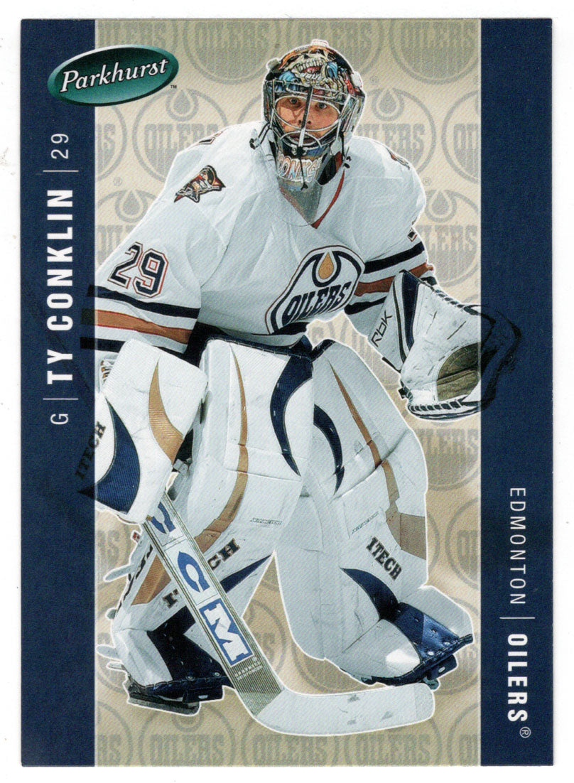 Ty Conklin - Edmonton Oilers (NHL Hockey Card) 2005-06 Parkhurst # 186 Mint