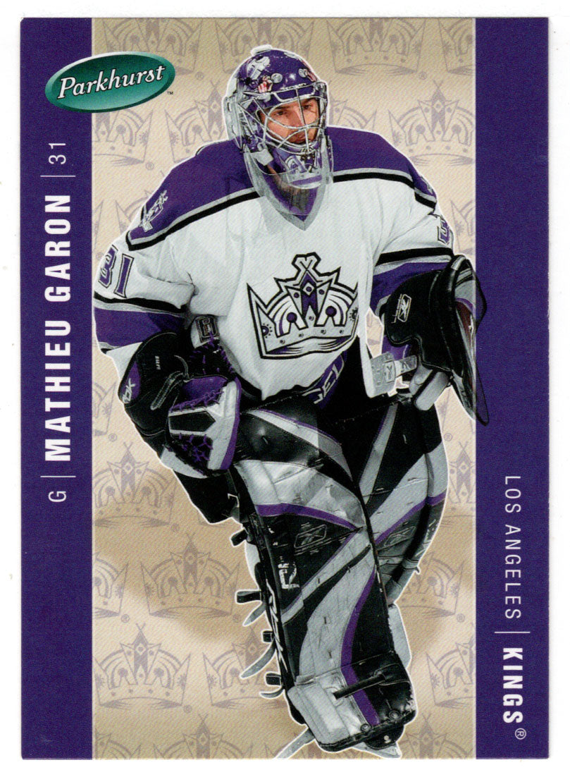 Mathieu Garon - Los Angeles Kings (NHL Hockey Card) 2005-06 Parkhurst # 218 Mint