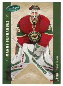 Manny Fernandez - Minnesota Wild (NHL Hockey Card) 2005-06 Parkhurst # 235 Mint