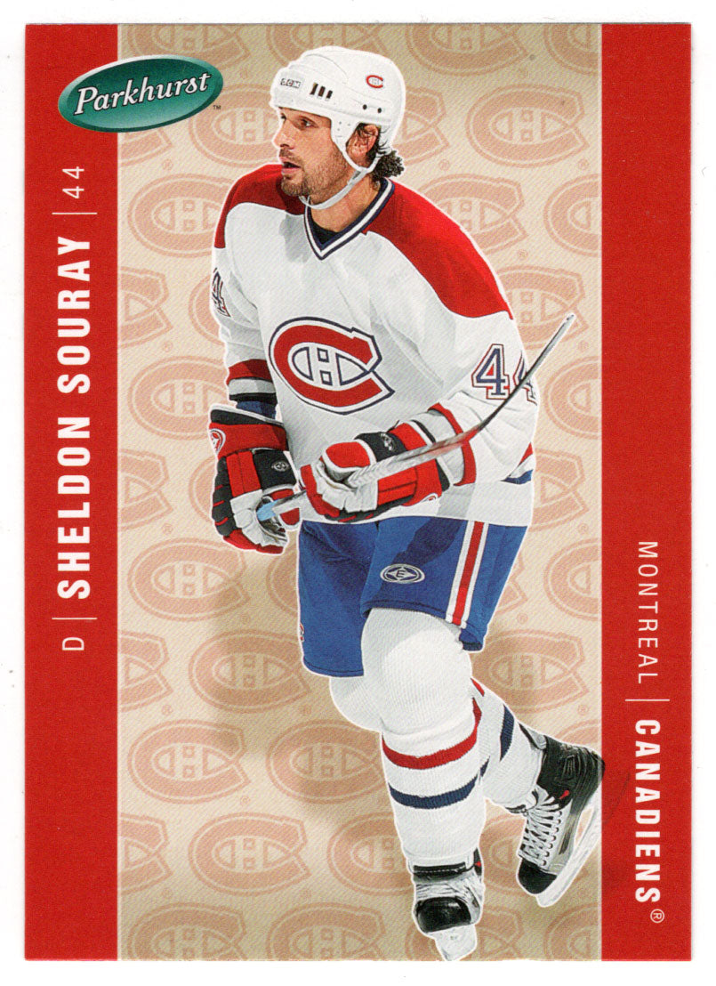 Sheldon Souray - Montreal Canadiens (NHL Hockey Card) 2005-06 Parkhurst # 258 Mint