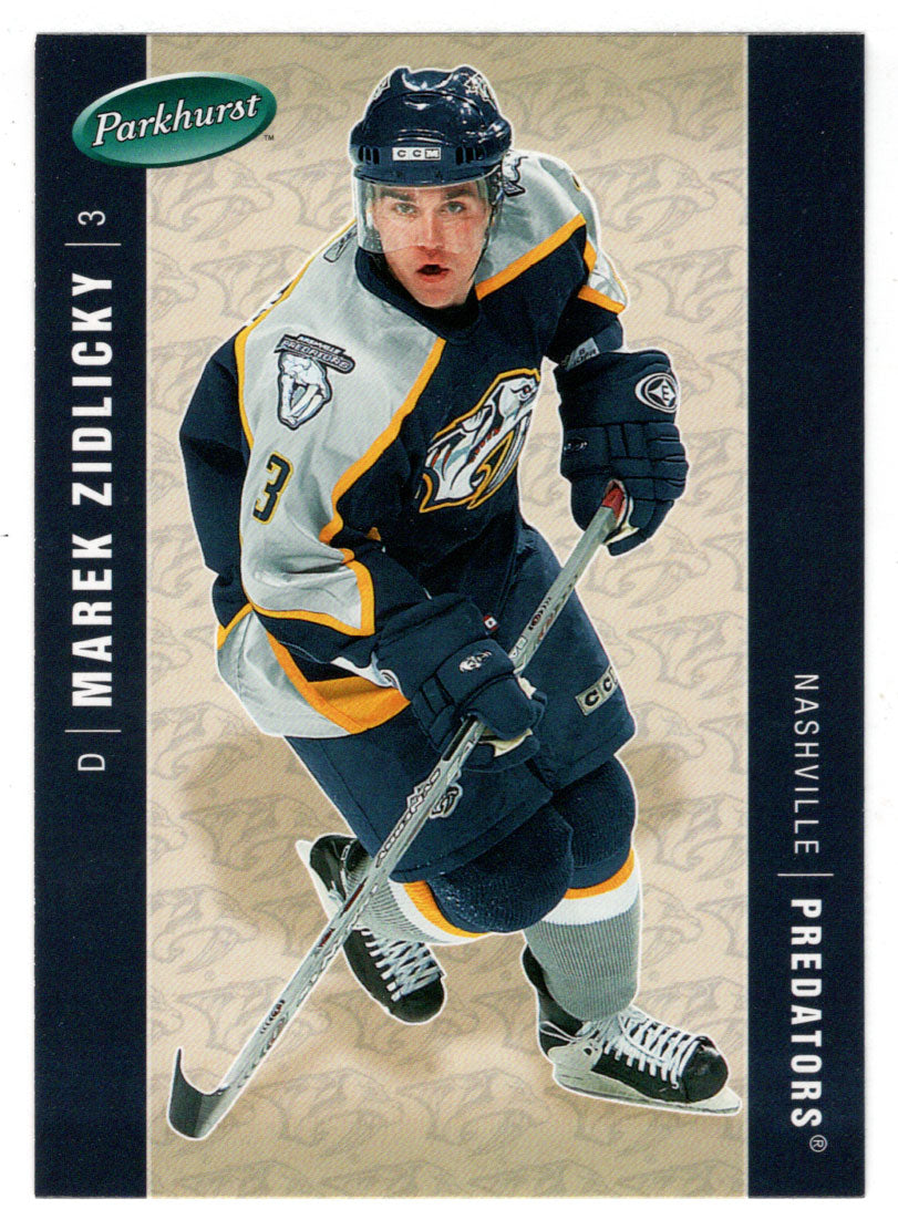 Marek Zidlicky - Nashville Predators (NHL Hockey Card) 2005-06 Parkhurst # 274 Mint