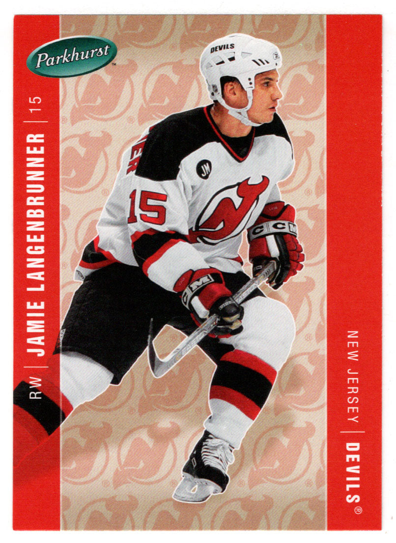 Jamie Langenbrunner - New Jersey Devils (NHL Hockey Card) 2005-06 Parkhurst # 288 Mint