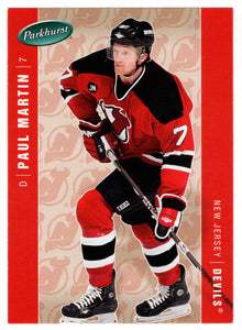Paul Martin - New Jersey Devils (NHL Hockey Card) 2005-06 Parkhurst # 300 Mint