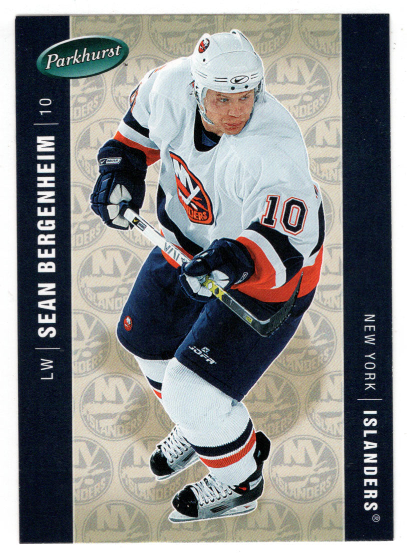 Sean Bergenheim - New York Islanders (NHL Hockey Card) 2005-06 Parkhurst # 316 Mint