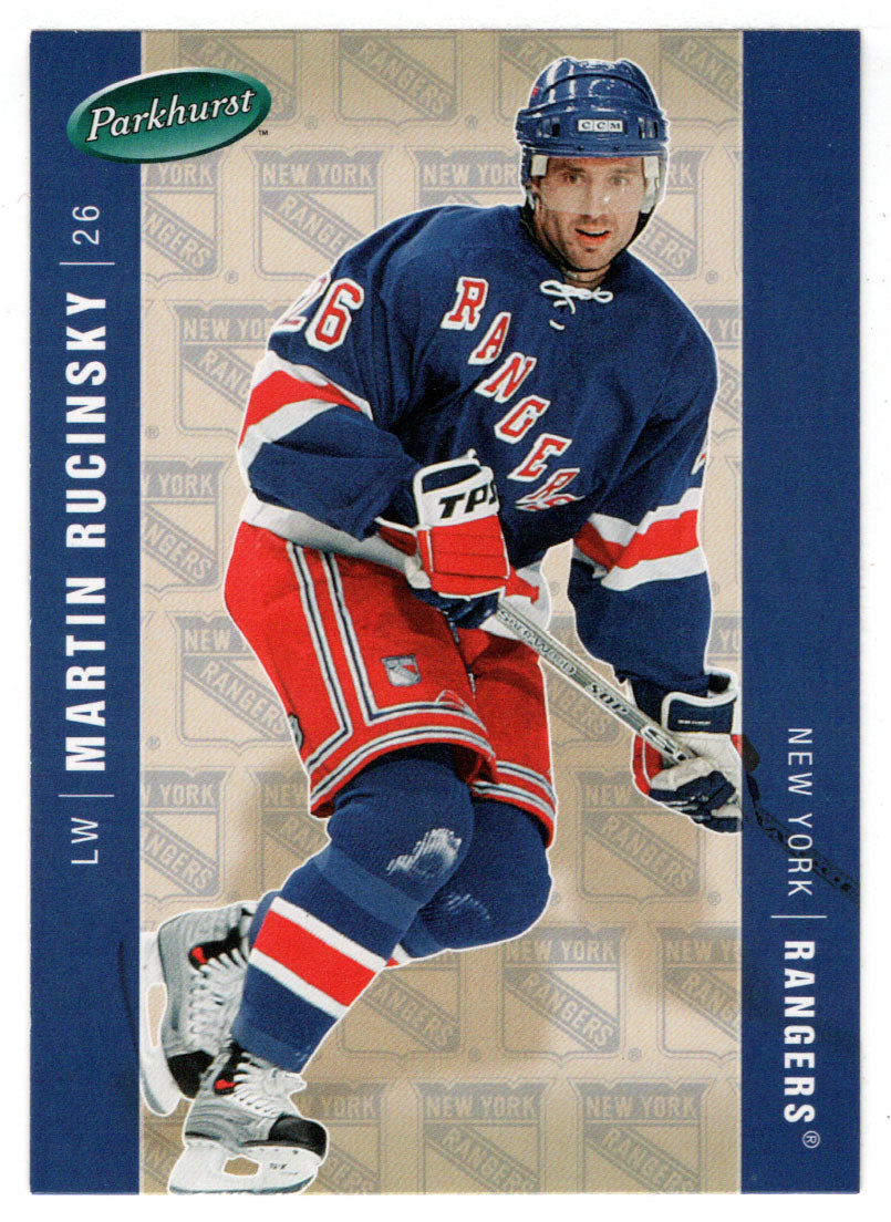 Martin Rucinsky - New York Rangers (NHL Hockey Card) 2005-06 Parkhurst # 320 Mint