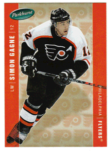 Simon Gagne - Philadelphia Flyers (NHL Hockey Card) 2005-06 Parkhurst # 351 Mint