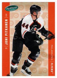 Joni Pitkanen - Philadelphia Flyers (NHL Hockey Card) 2005-06 Parkhurst # 355 Mint